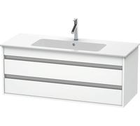 Duravit Ketho bâti-support lavabo suspendu, 1200x480x475 mm, 2 tiroirs, pour ME by Starck 233612, KT643101818, Couleur: Décor blanc mat