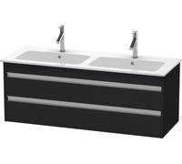 Duravit Ketho bâti-support lavabo suspendu, 1270x480x475 mm, 2 tiroirs, pour ME by Starck 233613, KT643201616, Couleur: Décor chêne noir