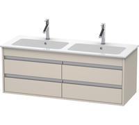 Duravit Vasque Ketho KT643309191 127×47,5×48 cm, 4 tiroirs, Taupe