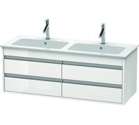 Duravit Ketho bâti-support lavabo suspendu, 1270x480x475 mm, 4 tiroirs, pour ME by Starck 233613, KT643302222, Couleur: Décor blanc brillant