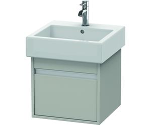 Duravit Ketho bâti-support lavabo suspendu, 450x410x440 mm, 1 tiroir, pour lavabos Vero 045450, KT668500707, Couleur: Décor gris béton mat