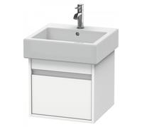 Duravit Ketho bâti-support lavabo suspendu, 450x410x440 mm, 1 tiroir, pour lavabos Vero 045450, KT668501818, Couleur: Décor blanc mat