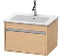 Duravit Ketho bâti-support lavabo suspendu, 600x410x475 mm, 1 tiroir, pour ME by Starck 233663, KT641803030, Couleur: Décor chêne naturel