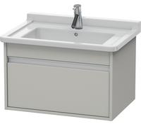 Duravit Vasque Ketho KT666300707 65 x 45,5 cm Gris béton mat suspendue