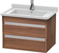 Duravit Ketho bâti-support lavabo suspendu, 650x480x455 mm, 2 tiroirs, pour Starck 3 030470, KT664307979, Couleur: Décor noyer naturel
