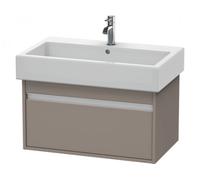 Duravit Ketho bâti-support lavabo suspendu, 750x410x440 mm, 1 tiroir, pour lavabos Vero 045480, KT668704343, Couleur: Décor basalte mat
