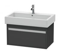 Duravit Ketho bâti-support lavabo suspendu, 750x410x440 mm, 1 tiroir, pour lavabos Vero 045480, KT668704949, Couleur: Décor graphite mat