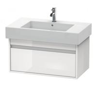 Duravit Ketho bâti-support lavabo suspendu, 800x410x455 mm, 1 tiroir, pour lavabos Vero 032985, KT669002222, Couleur: Décor blanc brillant
