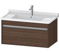 Duravit Ketho bâti-support lavabo suspendu, 800x410x455 mm, 1 tiroir, pour Starck 3 030480, KT666402121, Couleur: Décor noyer foncé