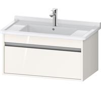 Duravit Ketho bâti-support lavabo suspendu, 800x410x455 mm, 1 tiroir, pour Starck 3 030480, KT666402222, Couleur: Décor blanc brillant