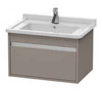 Duravit Ketho bâti-support lavabo suspendu, 800x410x455 mm, 1 tiroir, pour Starck 3 030480, KT666404343, Couleur: Décor basalte mat