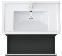 Duravit Ketho bâti-support lavabo suspendu, 800x410x455 mm, 1 tiroir, pour Starck 3 030480, KT666404949, Couleur: Décor graphite mat