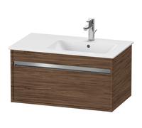 Duravit Ketho bâti-support lavabo suspendu, 800x410x475 mm, 1 tiroir, pour ME by Starck 233683, KT641902121, Couleur: Décor noyer foncé