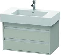 Duravit Ketho bâti-support lavabo suspendu, 800x480x455 mm, 2 tiroirs, pour lavabos Vero 032985, KT664000707, Couleur: Décor gris béton mat