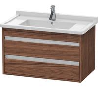 Duravit Ketho bâti-support lavabo suspendu, 800x480x455mm, 2 tiroirs, pour Starck 3 030480, KT664402121, Couleur: Décor noyer foncé
