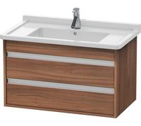Duravit Ketho bâti-support lavabo suspendu, 800x480x455mm, 2 tiroirs, pour Starck 3 030480, KT664407979, Couleur: Décor noyer naturel
