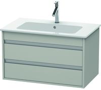Duravit Meuble sous-vasque Ketho KT642900707 suspendu – 2 tiroirs 800×480×475 mm – gris béton mat