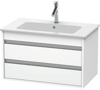 Duravit Ketho bâti-support lavabo suspendu, 800x480x475 mm, 2 tiroirs, pour ME by Starck 233683, KT642901818, Couleur: Décor blanc mat