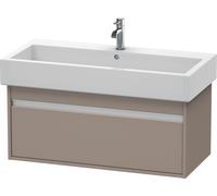 Duravit Ketho bâti-support lavabo suspendu, 950x410x440 mm, 1 tiroir, pour lavabos Vero 045410, KT668804343, Couleur: Décor basalte mat