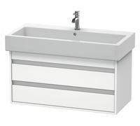 Duravit Ketho bâti-support lavabo suspendu, 950x480x440 mm, 2 tiroirs, pour lavabos Vero 045410, KT663801818, Couleur: Décor blanc mat