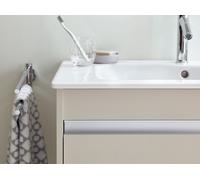 Duravit Ketho bâti-support lavabo suspendu, Compact, 800x410x385 mm, 1 tiroir, pour ME by Starck 234283, KT642309191, Couleur: Décor taupe mat