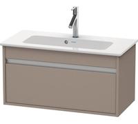 Duravit Ketho bâti-support lavabo suspendu, Compact, 800x410x385 mm, 1 tiroir, pour ME by Starck 234283, KT642304343, Couleur: Décor basalte mat
