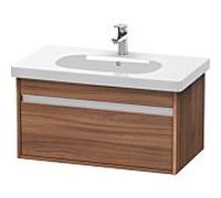 Duravit Bâti-support lavabo suspendu Ketho pour D‑Code 800×410×455 mm, 1 tiroir, décor noyer naturel