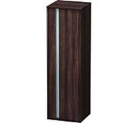Duravit Ketho Armoire haute 400x1320mm, 1257, 1 porte en bois, charniÚre à droite, Couleur (avant/corps): Décor marron foncé - KT1257R5353