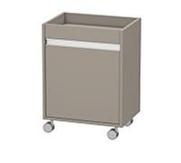 Duravit Ketho KT2530L4343 50x36x67cm, porte à gauche, basalte mat