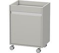 Duravit Caisson à roulettes Ketho KT2530R0707 500x670x360 mm 1 porte charnière droite gris béton mat