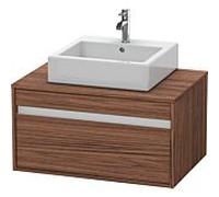 Duravit Ketho KT669402121 80 x 55 cm, noyer foncé, pour Aufsatzbecken milieu, 2000 , suspendu