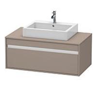 Duravit Ketho KT669504343 100 x 55 cm, basalte mat, pour Aufsatzbecken milieu, 2000 , suspendu
