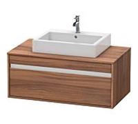 DURAVIT Ketho - Meuble sous lavabo avec 1 tiroir 1000x426x550mm noyer naturel/noyer naturel
