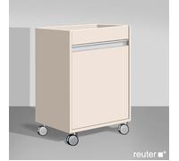 Duravit Ketho Meuble à roulettes, 1 porte, KT2530L9191,