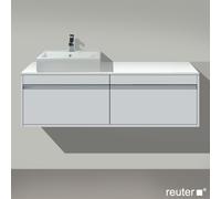 Duravit Ketho Meuble avec plan de toilette, KT6697L1818,