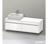 Duravit Ketho Meuble avec plan de toilette, KT6697L2222,