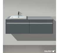 Duravit Ketho Meuble avec plan de toilette, KT6797L4949,