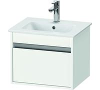 Duravit Ketho meuble sous-lavabo mural Compact 6404, 1 tiroir, 500mm, pour ME by Starck 233653, KT640401818, Couleur: Décor blanc mat