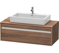 Duravit Ketho KT669607979 120 x 55 cm, noyer naturel, pour Aufsatzbecken milieu, 2000 , suspendu