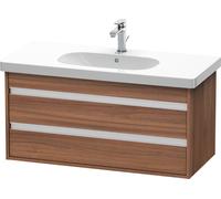 Duravit Meuble sous-lavabo Ketho suspendu 100 x 45,5 cm 2 tiroirs noyer naturel KT664807979