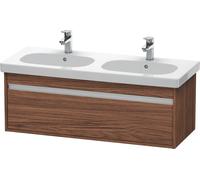 Duravit Ketho meuble sous-lavabo suspendu, 1150x410x455 mm, 1 tiroir, pour D-Code, KT666902121, Couleur: Décor noyer foncé