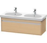 Duravit Ketho meuble sous-lavabo suspendu, 1150x410x455 mm, 1 tiroir, pour D-Code, KT666903030, Couleur: Décor chêne naturel