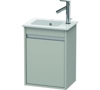 Duravit Ketho meuble sous-lavabo suspendu, 400x550x285 mm, 1 porte, charnières à droite, pour ME by Starck 072343, KT6417R0707, Couleur: Décor gris béton mat