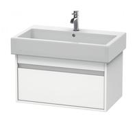Ketho Duravit vasque KT668701818 75 x 44 cm, blanc mat, 2000 coulissant, suspendu