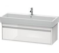 Duravit Ketho Meuble sous-lavabo suspendu 6689, 1 tiroir, 1150mm, pour Vero, KT668902222, Couleur: Décor blanc brillant