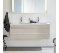 Duravit Vasque Ketho KT643309191 127×47,5×48 cm, 4 tiroirs, Taupe