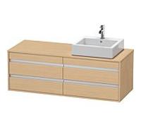 Duravit Ketho Meuble avec plan de toilette, KT6657R3030,