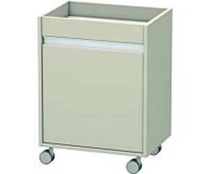 Duravit Ketho roll conteneur KT2530R9191 50x36x67cm, porte droite, Taupe