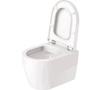 Duravit Me by Starck WC compacte 45300900A1 blanc, kit avec WC et abattant, cuvette murale
