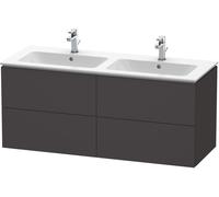 Duravit L-Cube armoire 129x48.1x55 cm sous-lavabo suspendu graphite LC625908080